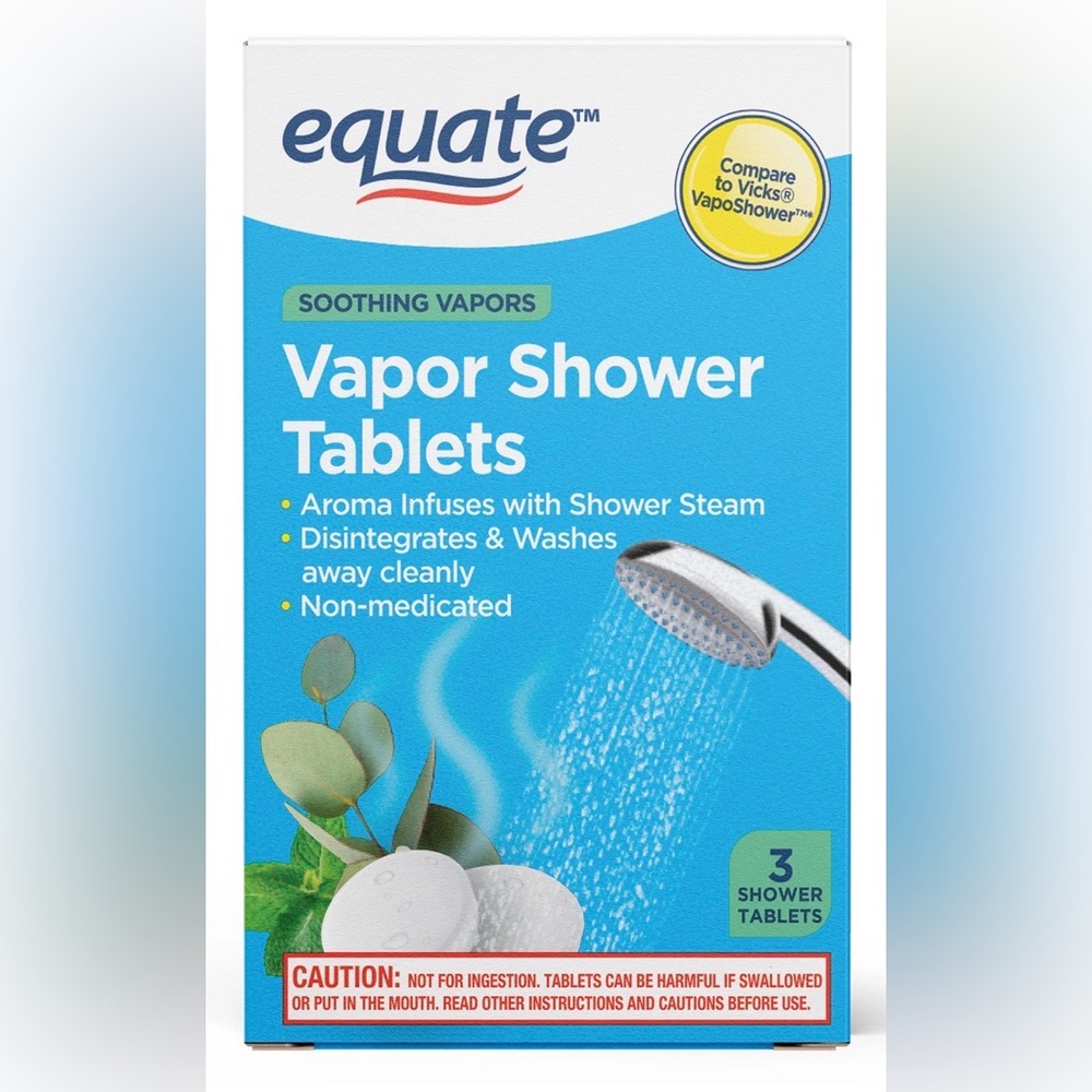Equate Vapor Shower Tablets - 9 Count